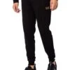EA7 Logo Joggers - Black/Gold