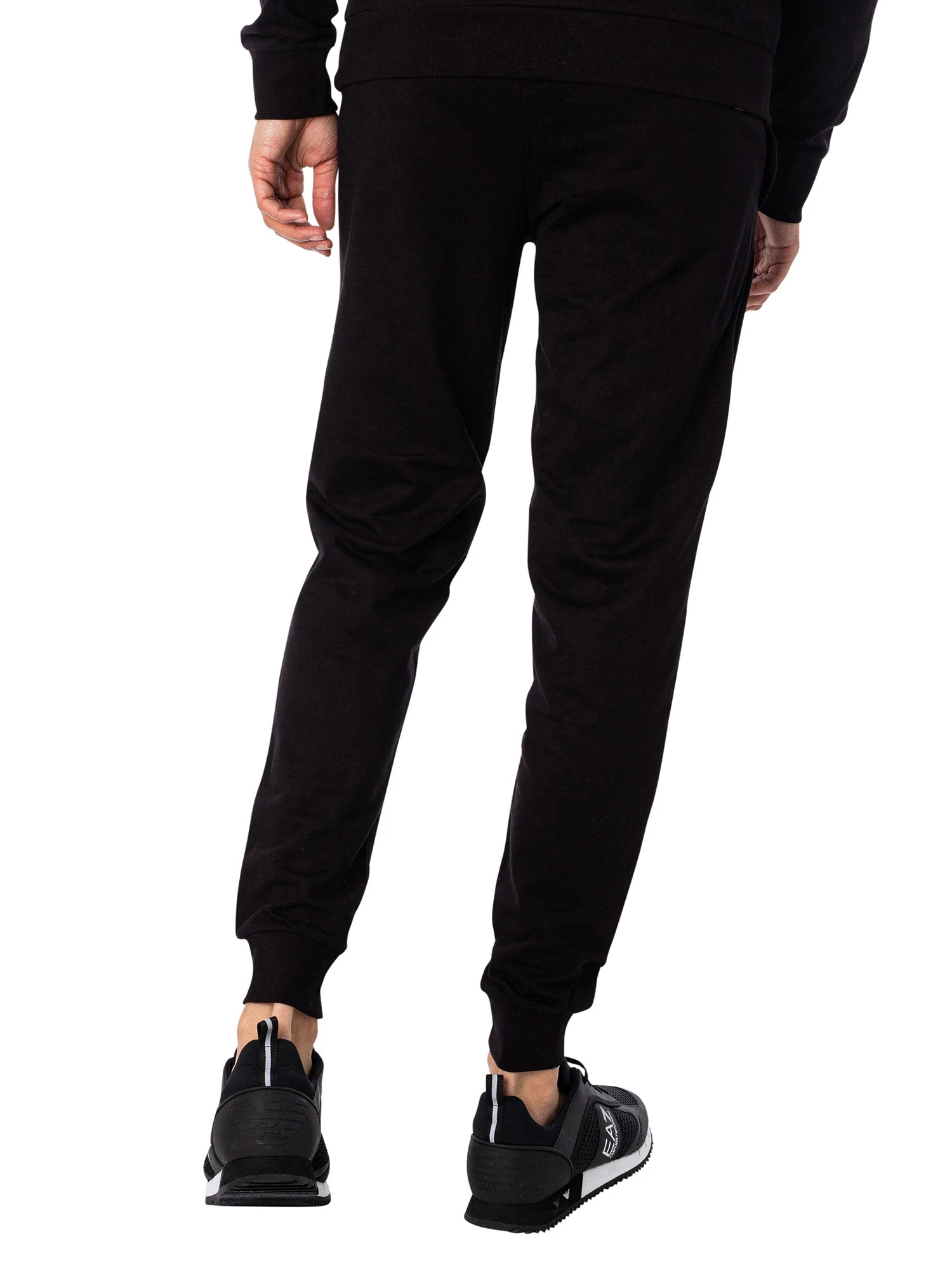 EA7 Logo Joggers - Black/Gold 3 EA7 Logo Joggers - Black/Gold - Image 3