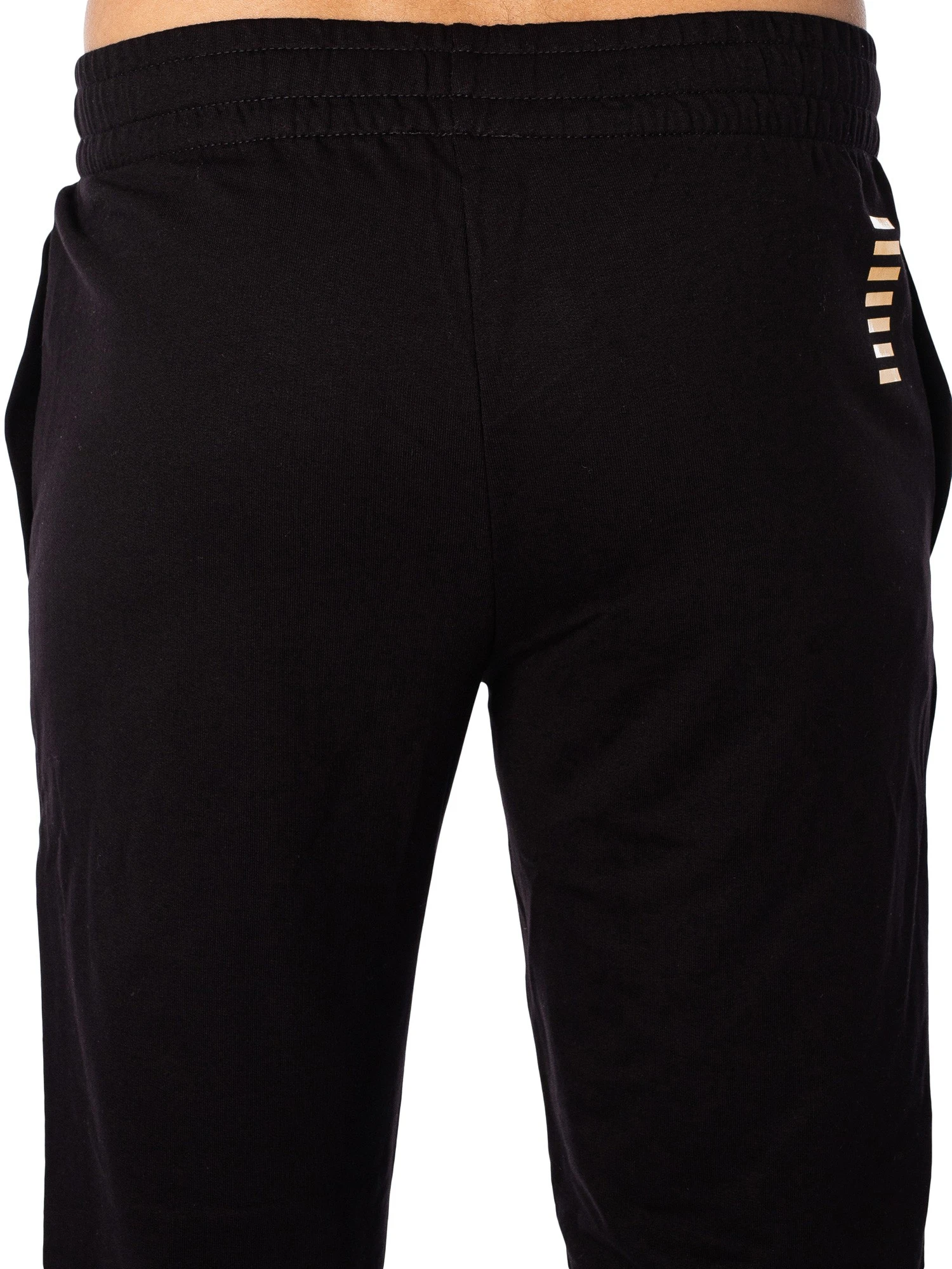 EA7 Logo Joggers - Black/Gold 4 EA7 Logo Joggers - Black/Gold - Image 4