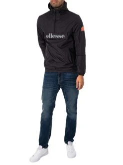 Ellesse Acera Pullover Jacket - Black -Standout Fashion Shop 37771g 1