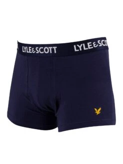 Lyle & Scott 3 Pack Barclay Trunks - Peacoat 8 Lyle & Scott 3 Pack Barclay Trunks - Peacoat -Standout Fashion Shop 37848c