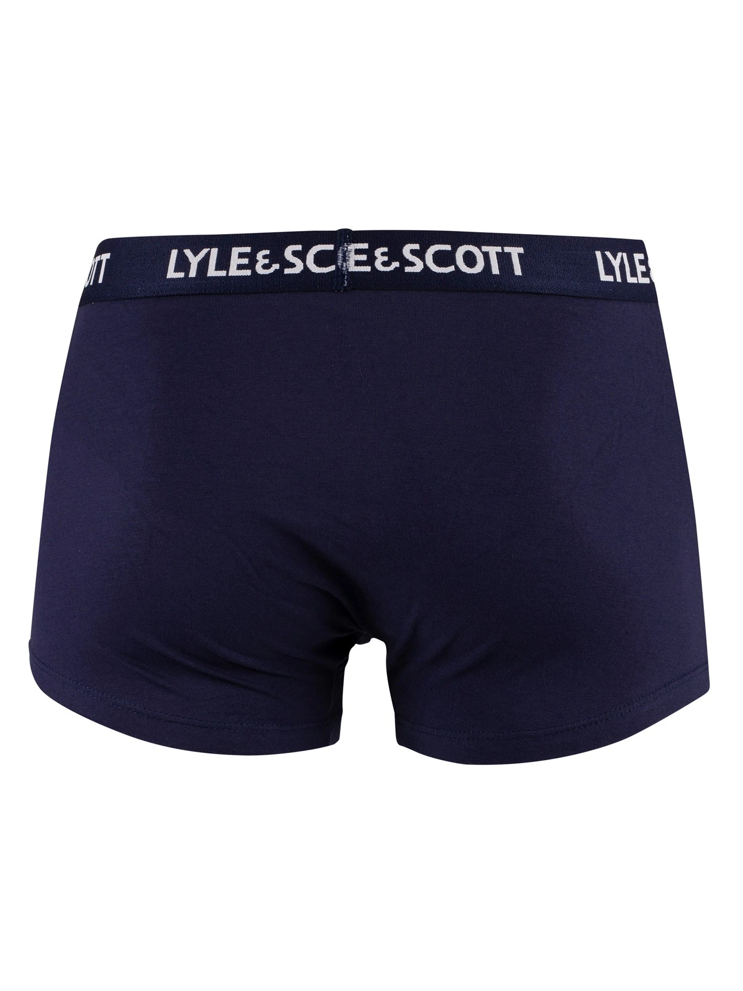 Lyle & Scott 3 Pack Barclay Trunks - Peacoat 4 Lyle & Scott 3 Pack Barclay Trunks - Peacoat - Image 4