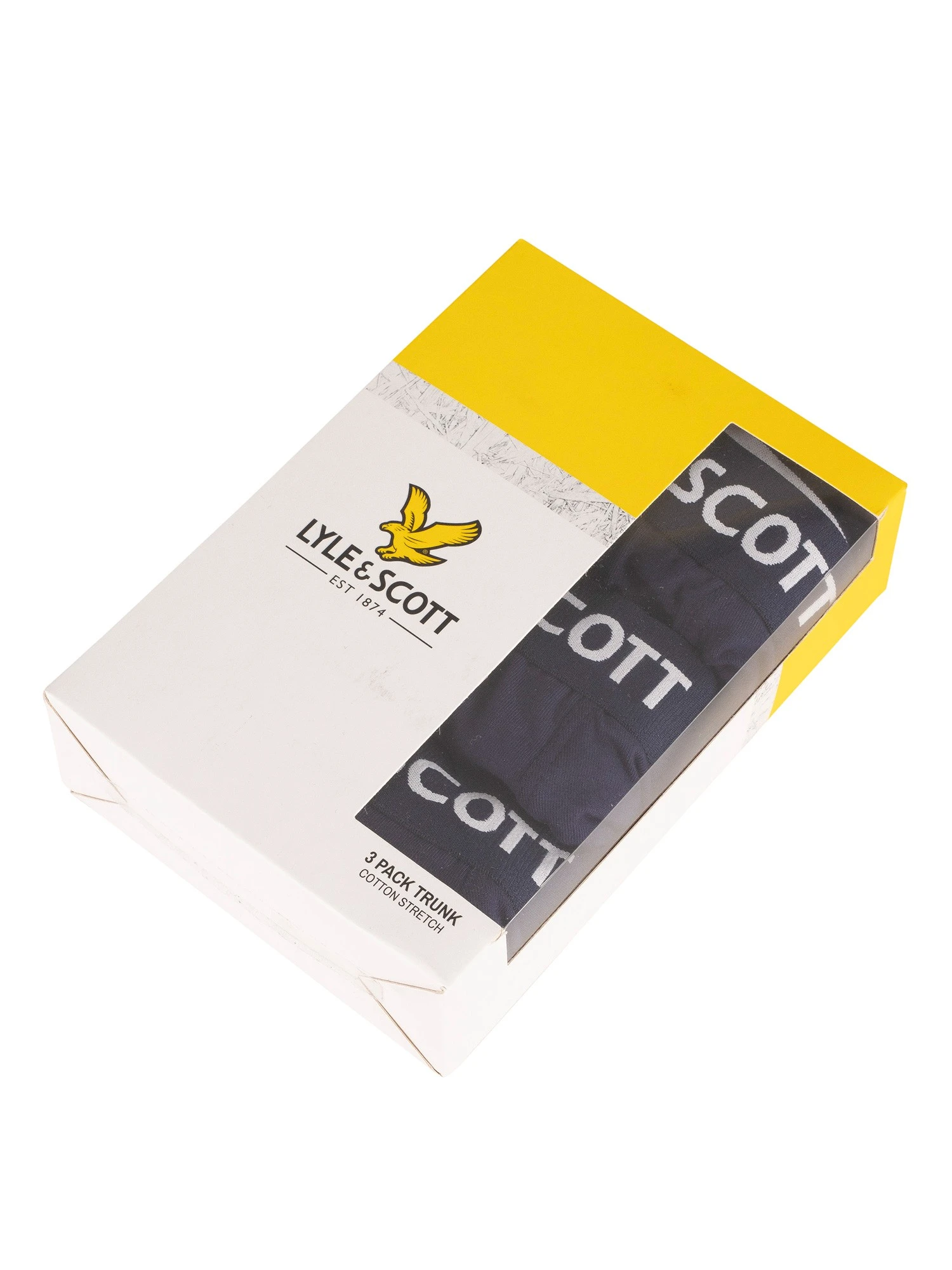 Lyle & Scott 3 Pack Barclay Trunks - Peacoat 6 Lyle & Scott 3 Pack Barclay Trunks - Peacoat - Image 6