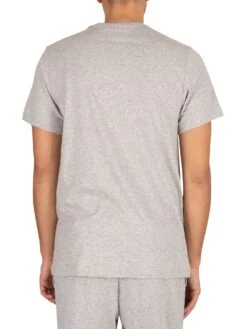 Calvin Klein 3 Pack Lounge Crew T-Shirts - Black/White/Grey Heather -Standout Fashion Shop 38792g