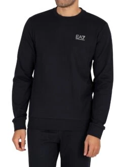 EA7 Logo Sweatshirt - Night Blue