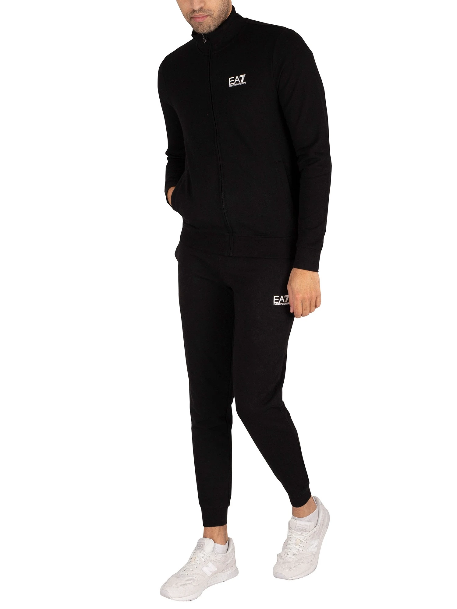 EA7 Logo Tracksuit - Black 1 EA7 Logo Tracksuit - Black