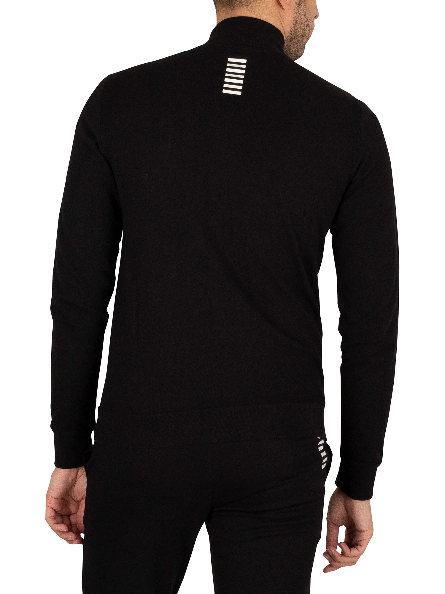 EA7 Logo Tracksuit - Black 4 EA7 Logo Tracksuit - Black - Image 4