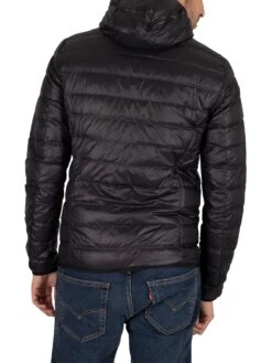 EA7 Woven Down Jacket - Black 11 EA7 Woven Down Jacket - Black -Standout Fashion Shop 38910c