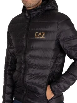 EA7 Woven Down Jacket - Black 12 EA7 Woven Down Jacket - Black -Standout Fashion Shop 38910d