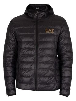 EA7 Woven Down Jacket - Black 17 EA7 Woven Down Jacket - Black -Standout Fashion Shop 38910i