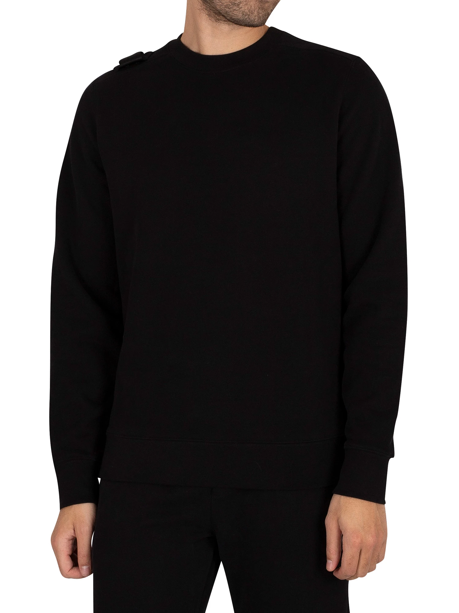MA.STRUM Core Crew Sweatshirt - Jet Black 2 MA.STRUM Core Crew Sweatshirt - Jet Black - Image 2