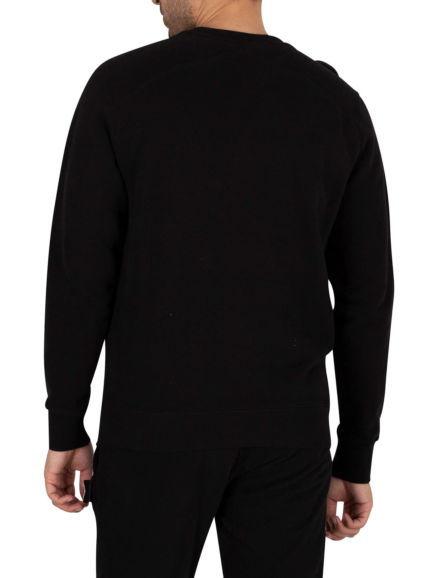MA.STRUM Core Crew Sweatshirt - Jet Black 3 MA.STRUM Core Crew Sweatshirt - Jet Black - Image 3