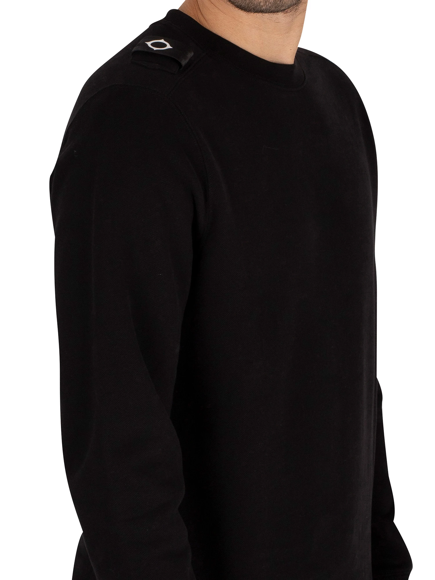 MA.STRUM Core Crew Sweatshirt - Jet Black 5 MA.STRUM Core Crew Sweatshirt - Jet Black - Image 5