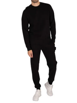 MA.STRUM Core Crew Sweatshirt - Jet Black 12 MA.STRUM Core Crew Sweatshirt - Jet Black -Standout Fashion Shop 39043f