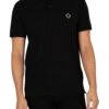 MA.STRUM Pique Polo Shirt - Jet Black