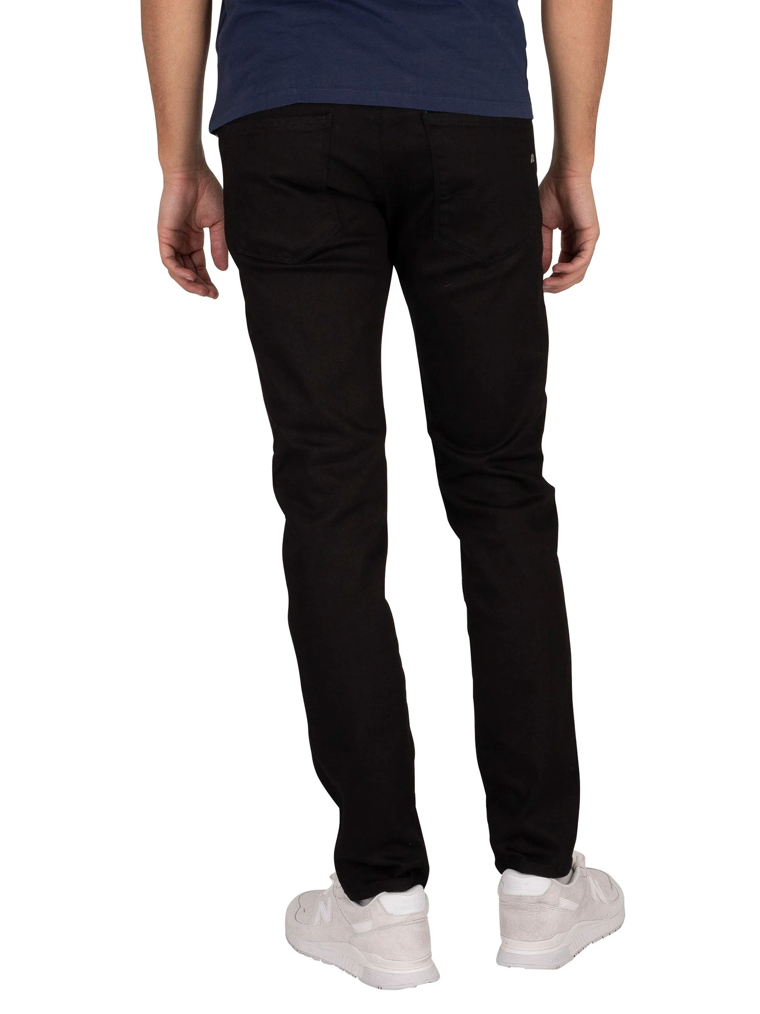 Replay Anbass Slim Jeans - Black Modal Power Stretch Denim 3 Replay Anbass Slim Jeans - Black Modal Power Stretch Denim - Image 3