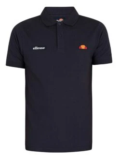 Ellesse Montura Polo Shirt - Navy -Standout Fashion Shop 39110f
