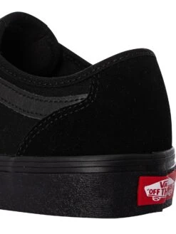 Vans Filmore Decon Suede Canvas Trainers - Black/Black -Standout Fashion Shop 39218i 1