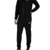 EA7 Zip Hoodie Jersey Tracksuit - Black