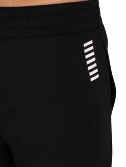 EA7 Zip Hoodie Jersey Tracksuit - Black -Standout Fashion Shop 39234g