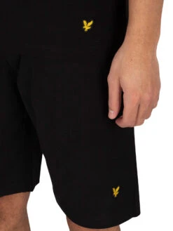 Lyle & Scott Charlie Lounge Pyjama Set - Black -Standout Fashion Shop 39440i