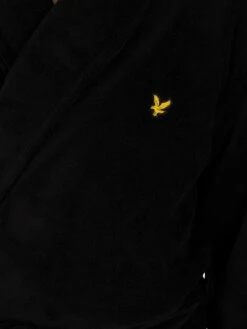 Lyle & Scott Lucas Towelling Robe - Black -Standout Fashion Shop 39442d