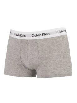 Calvin Klein 3 Pack Low Rise Trunks - Grey Heather 8 Calvin Klein 3 Pack Low Rise Trunks - Grey Heather -Standout Fashion Shop 39790c
