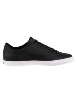 Lacoste Lerond BL21 1 CMA Leather Trainers - Black/White -Standout Fashion Shop 40069c
