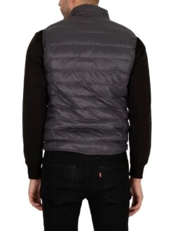 EA7 Down Gilet - Anthracite -Standout Fashion Shop 40228c