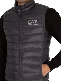 EA7 Down Gilet - Anthracite -Standout Fashion Shop 40228d
