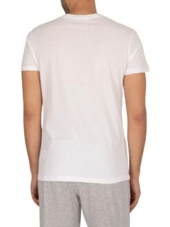 GANT 2 Pack Essentials Lounge T-Shirts - White -Standout Fashion Shop 40557c