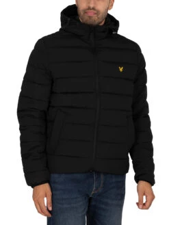 Lyle & Scott Lightweight Puffer Jacket - Jet Black