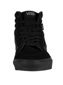 Vans Filmore Hi Suede Trainers - Black/Black -Standout Fashion Shop 40703d