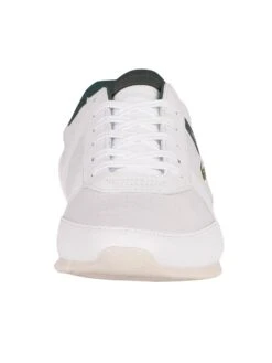 Lacoste Menerva Sport 0121 1 CMA Trainers - White/Dark Green -Standout Fashion Shop 40864d