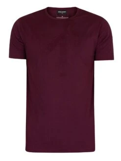 Lyle & Scott Charlie Pyjama Set - Burgundy/Blue -Standout Fashion Shop 40993f