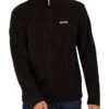 Regatta Thompson Fleece Zip Sweatshirt - Black
