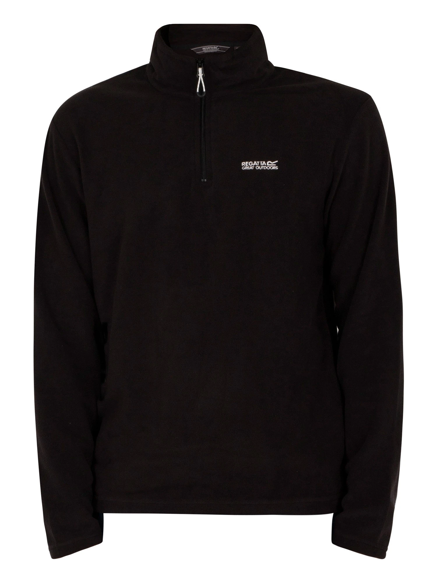 Regatta Thompson Fleece Zip Sweatshirt - Black 5 Regatta Thompson Fleece Zip Sweatshirt - Black - Image 5