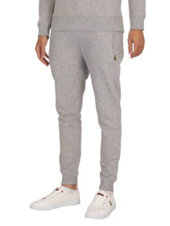 Luke 1977 Rome 2 Zip Pocket Joggers - Mid Marl Grey