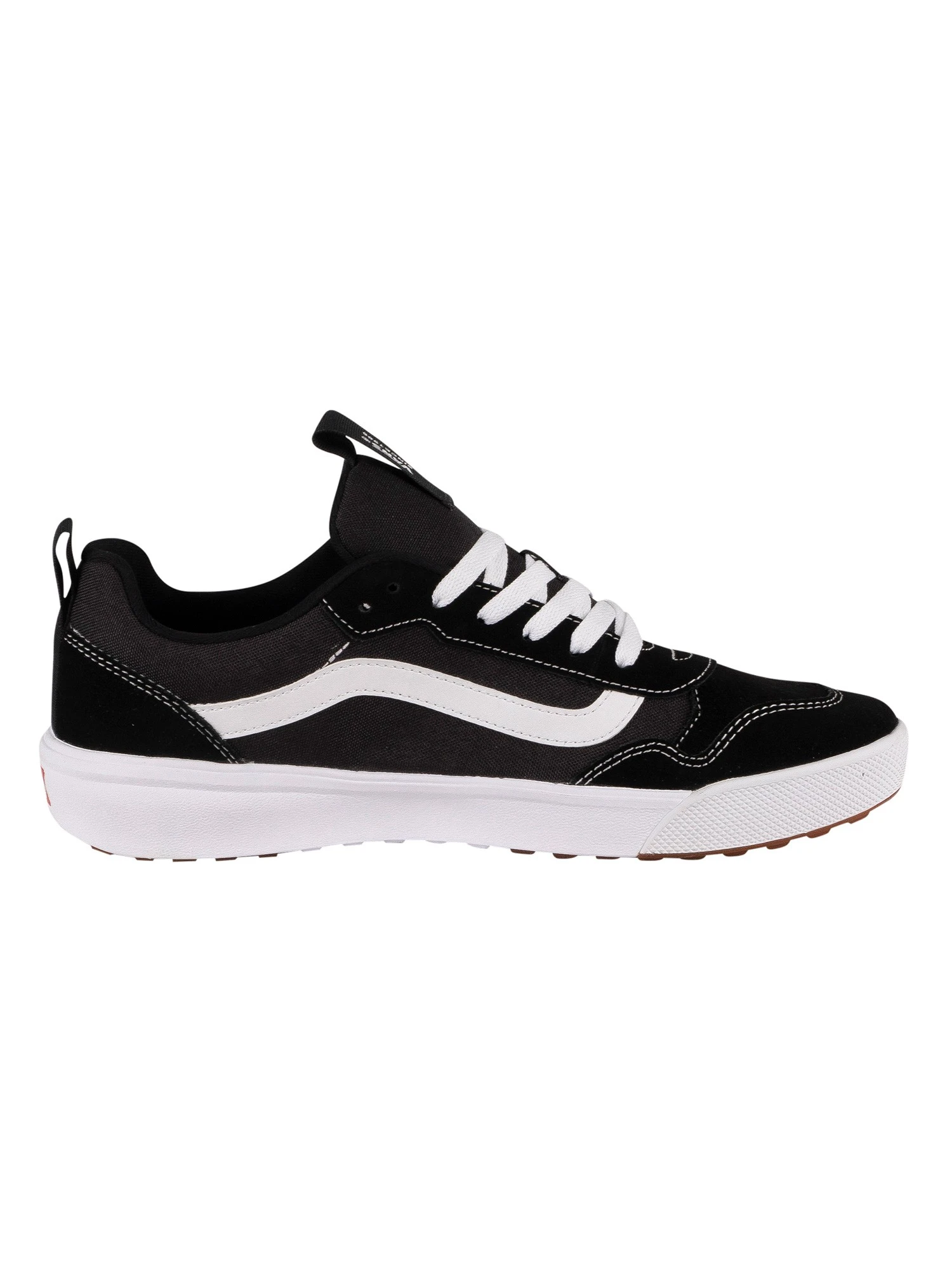 Vans Range EXP Suede Trainers - Black/White 3 Vans Range EXP Suede Trainers - Black/White - Image 3