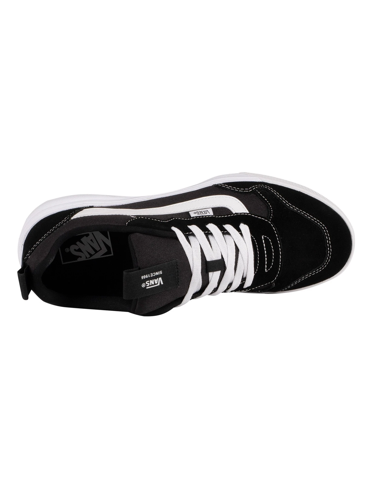 Vans Range EXP Suede Trainers - Black/White 6 Vans Range EXP Suede Trainers - Black/White - Image 6