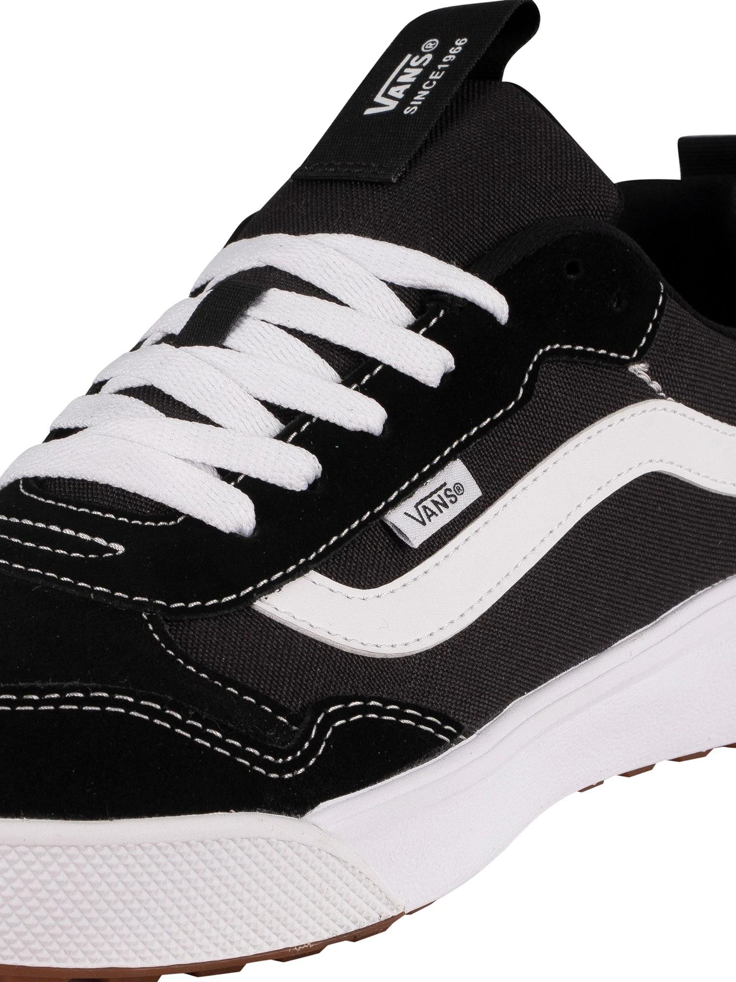 Vans Range EXP Suede Trainers - Black/White 8 Vans Range EXP Suede Trainers - Black/White - Image 8