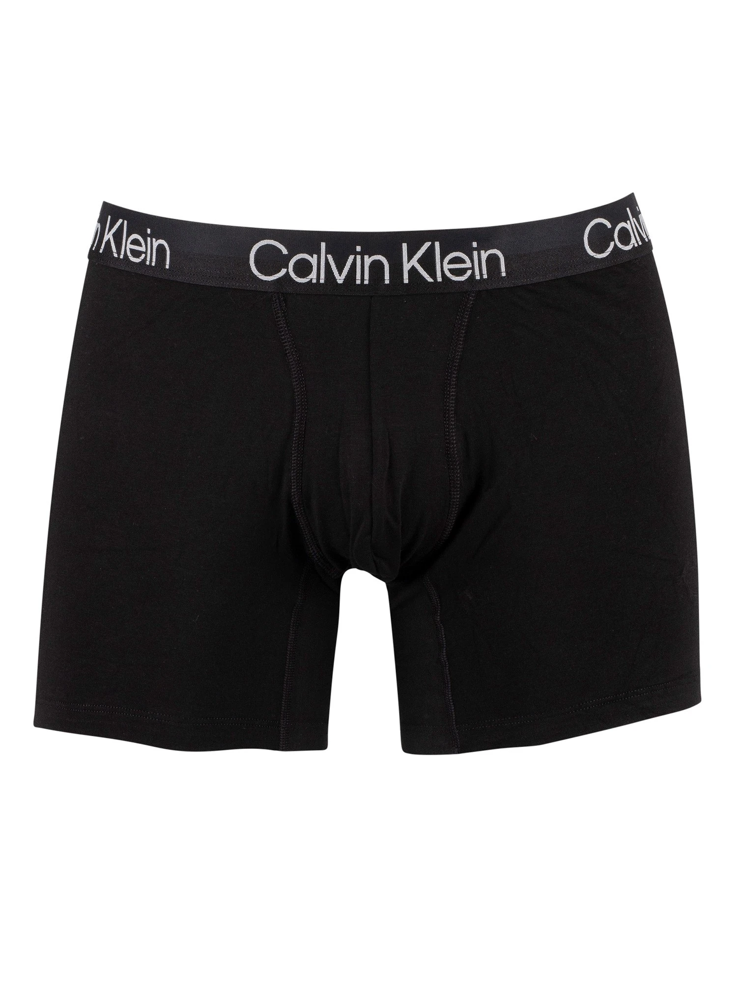 Calvin Klein 3 Pack Modern Structure Boxer Briefs - Black 2 Calvin Klein 3 Pack Modern Structure Boxer Briefs - Black - Image 2