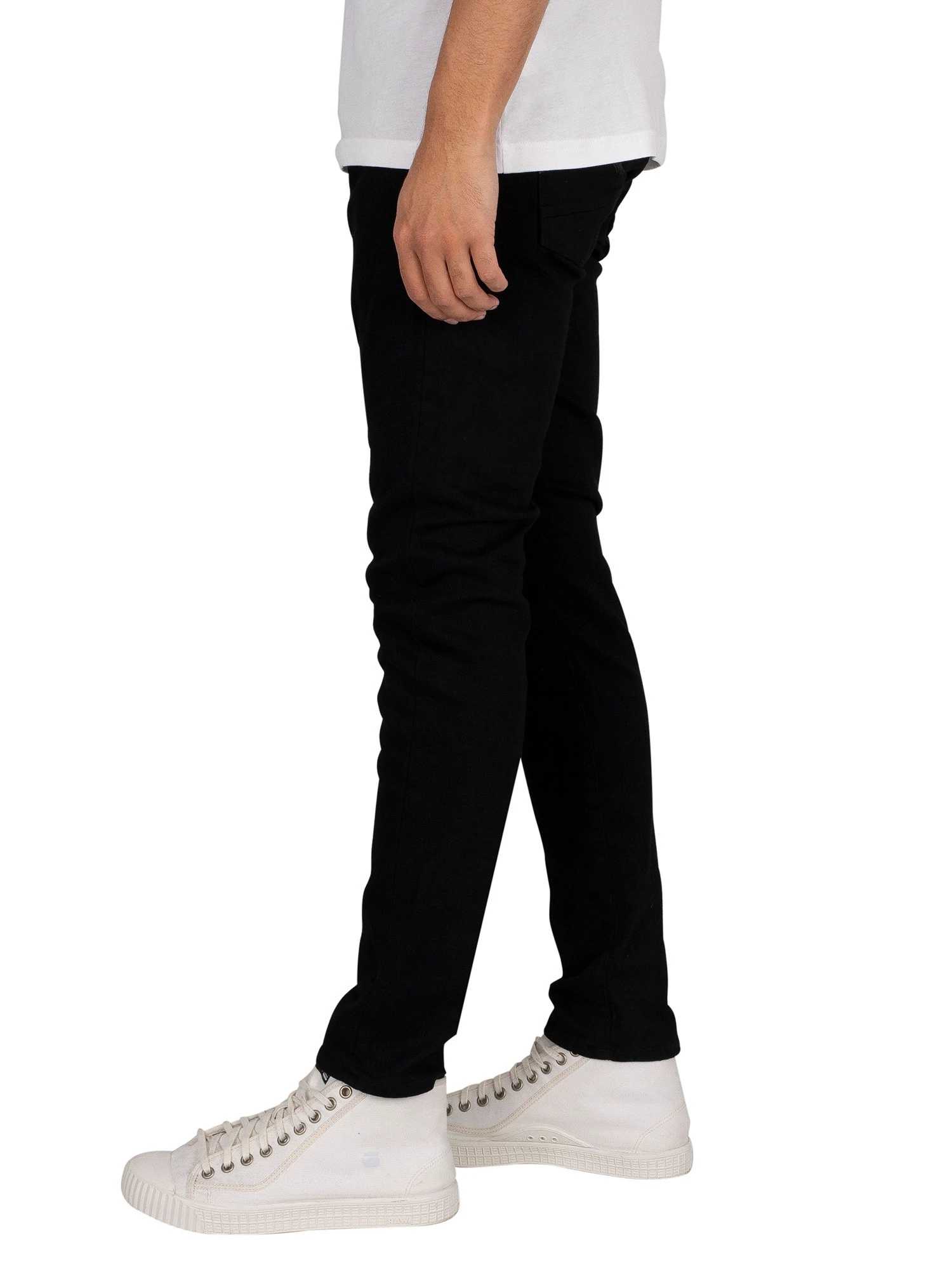 G-Star RAW Revend Skinny Jeans - Pitch Black 2 G-Star RAW Revend Skinny Jeans - Pitch Black - Image 2