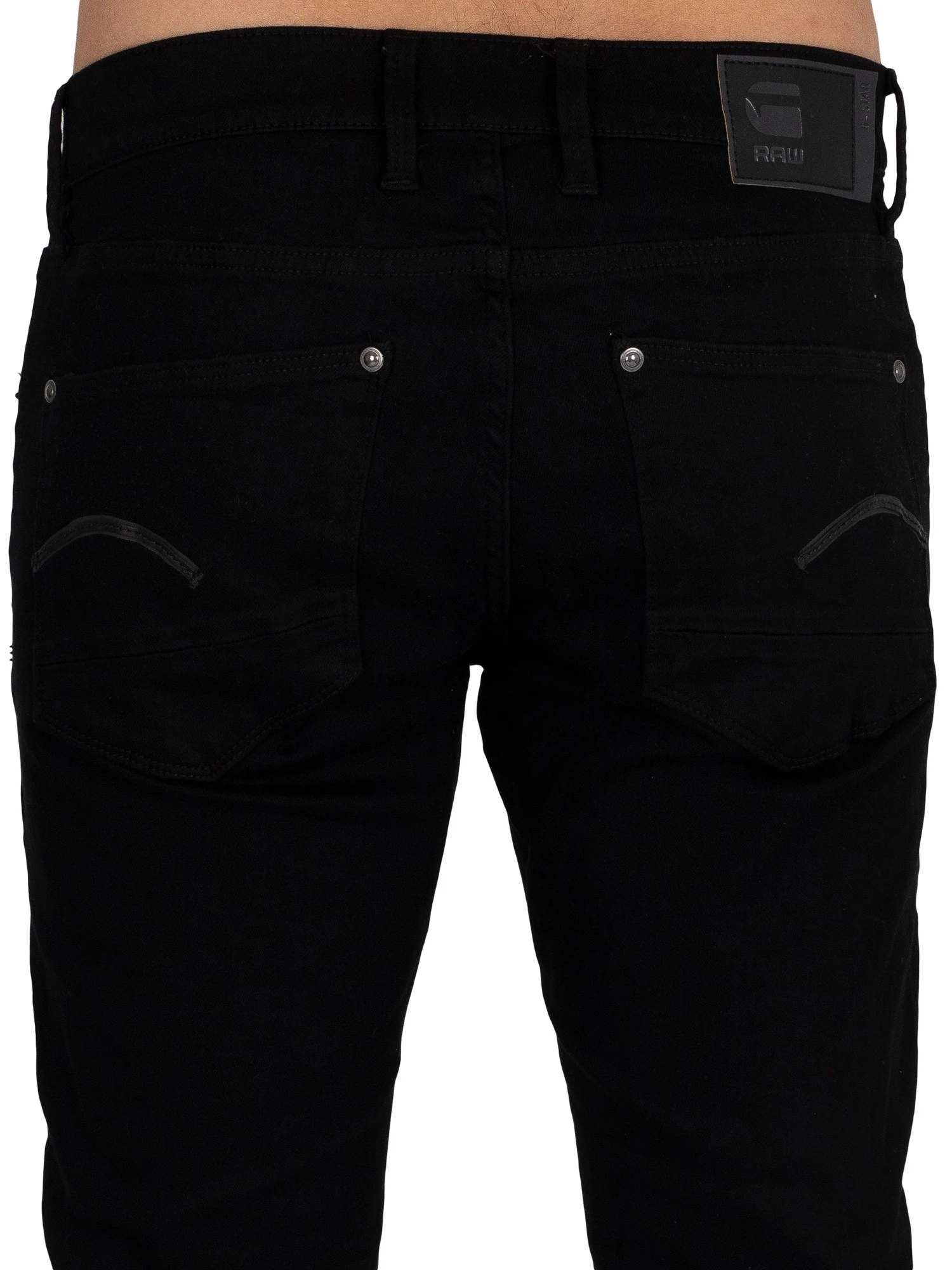 G-Star RAW Revend Skinny Jeans - Pitch Black 4 G-Star RAW Revend Skinny Jeans - Pitch Black - Image 4