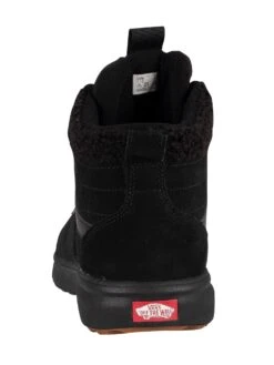 Vans Range Exo Hi Suede Trainers - Black/Black -Standout Fashion Shop 41952e