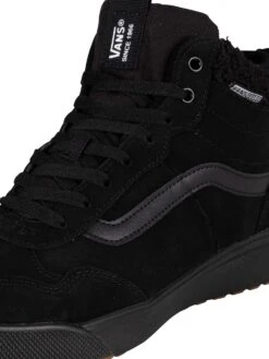 Vans Range Exo Hi Suede Trainers - Black/Black -Standout Fashion Shop 41952h