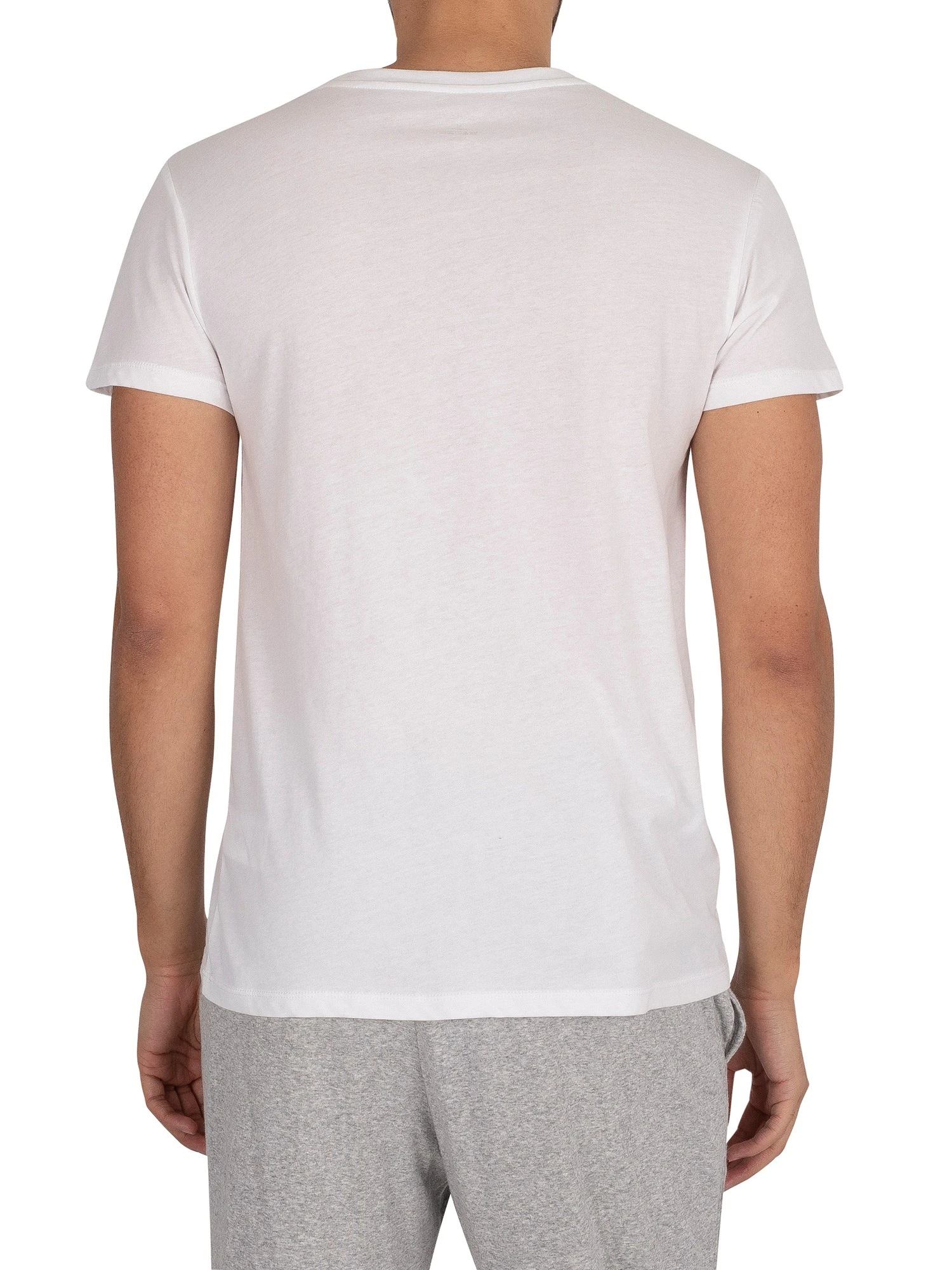 GANT 2 Pack Lounge Essentials T-Shirt - Black/White 3 GANT 2 Pack Lounge Essentials T-Shirt - Black/White - Image 3