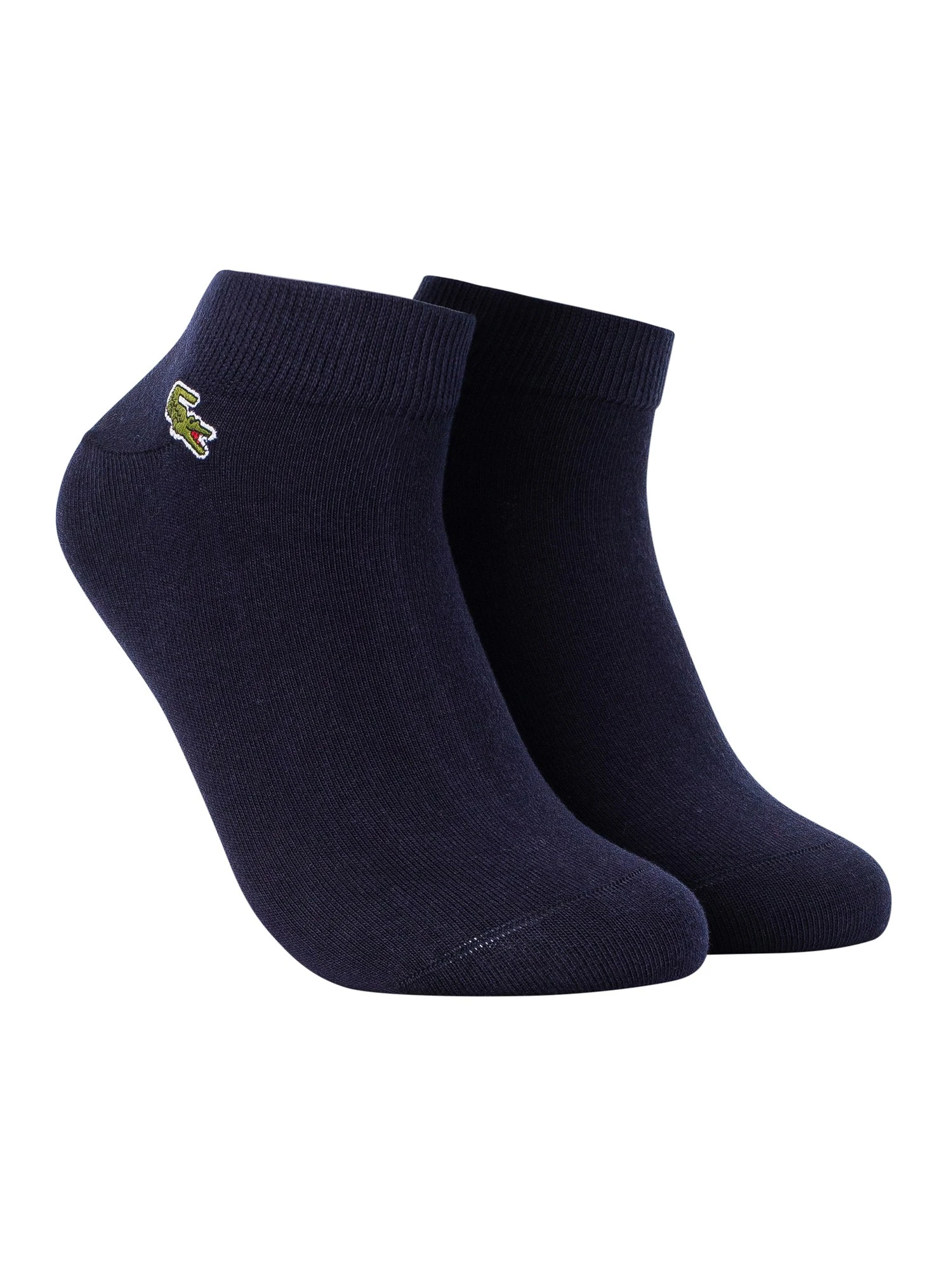 Lacoste Sport 3 Pack Short Socks - White/Light Grey/Navy 3 Lacoste Sport 3 Pack Short Socks - White/Light Grey/Navy - Image 3