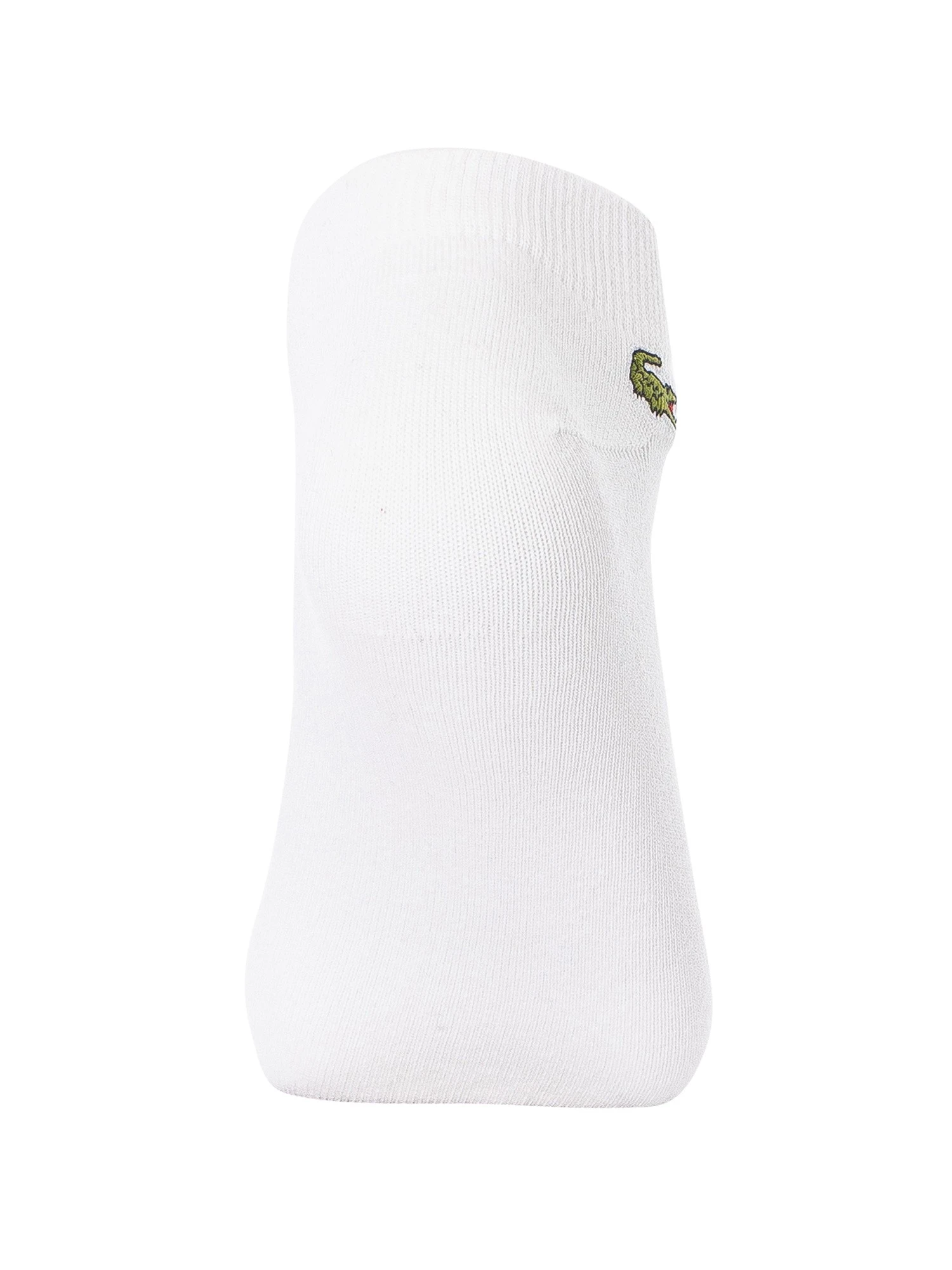 Lacoste Sport 3 Pack Short Socks - White 6 Lacoste Sport 3 Pack Short Socks - White - Image 6