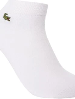 Lacoste Sport 3 Pack Short Socks - White 14 Lacoste Sport 3 Pack Short Socks - White -Standout Fashion Shop 42175g